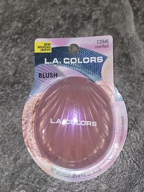 L.A. COLORS Blush C37646 in Coral Flush 0.14oz BNIB
